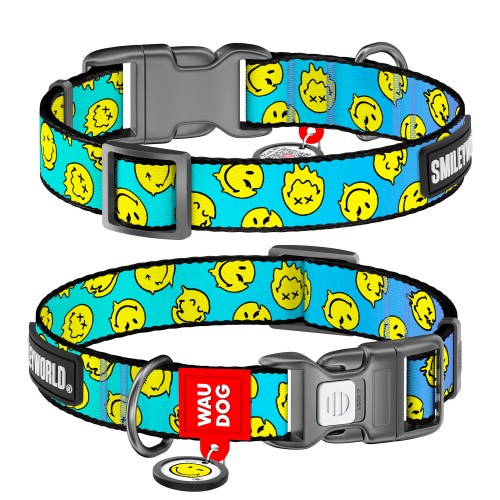 SmileyWorld®-obroże dla psów "Blue Smileys"
