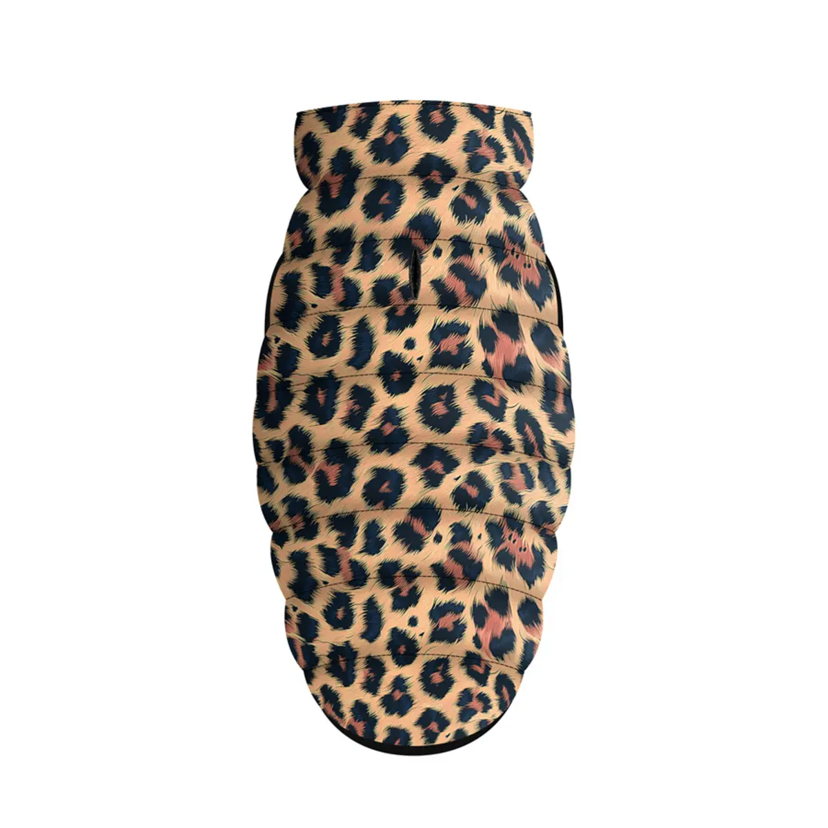 Kurtka dla psa Leopard widok plecow