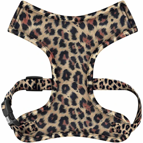 Oddychające szelki dla psa WAUDOG Mesh – wzór Leopard