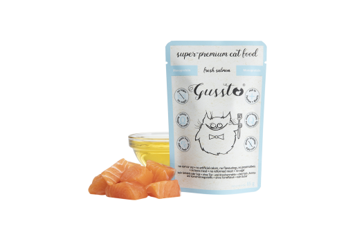 GUSSTO saszetka- Fresh Salmon - dla kotów - 85g
