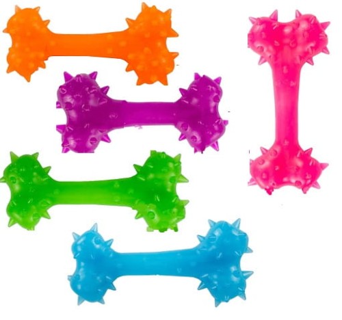 KOŚĆ -zabawka dla psa z wypustkami, mała -  8cm