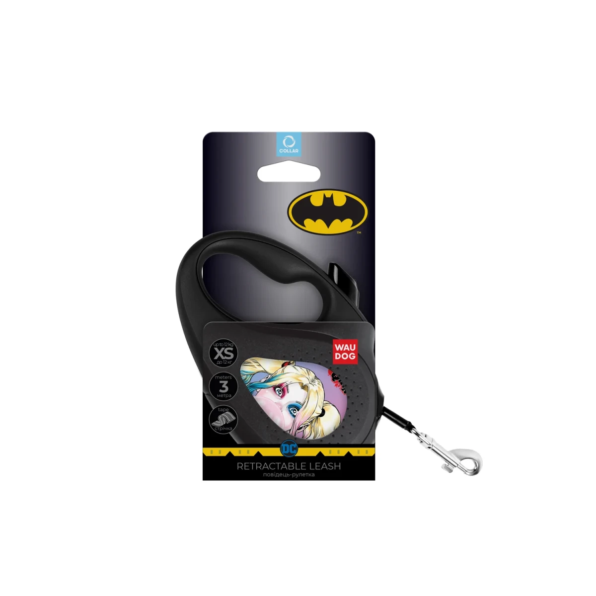 Smycz XS automatyczna dla psa Harley Quinn w sklepie puller shop pl.webp