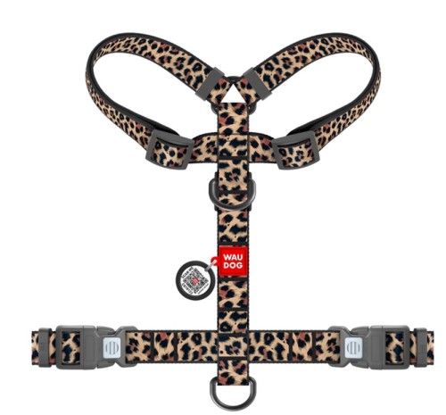 Ergonomiczne szelki dla psa typ guard  wzór "Leopard"  -NYLON