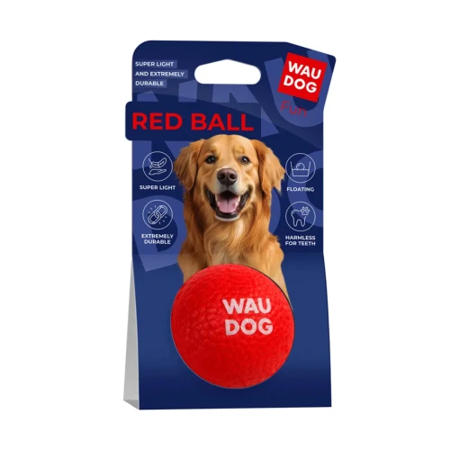 Red Ball FUN - wyjątkowo wytrzymała piłka dla psa , 7cm