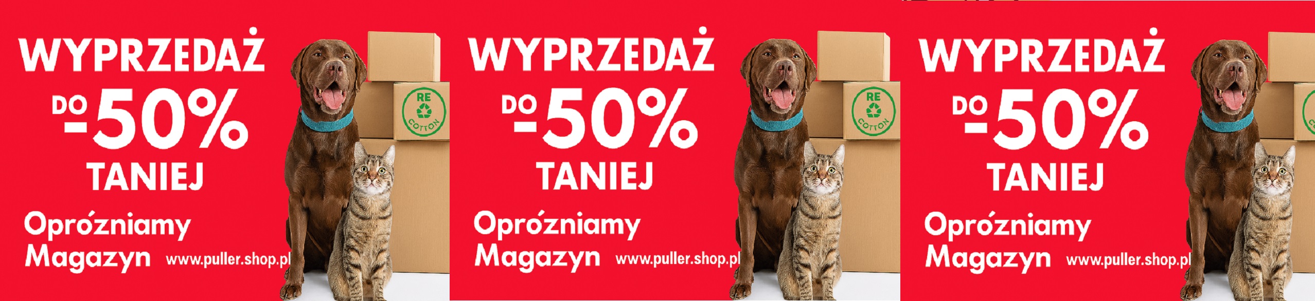 Opróżnianie magazynu Atlantis Partner- Puller Shop - Puller, Canagan  naturalna karma dla psów i kotów